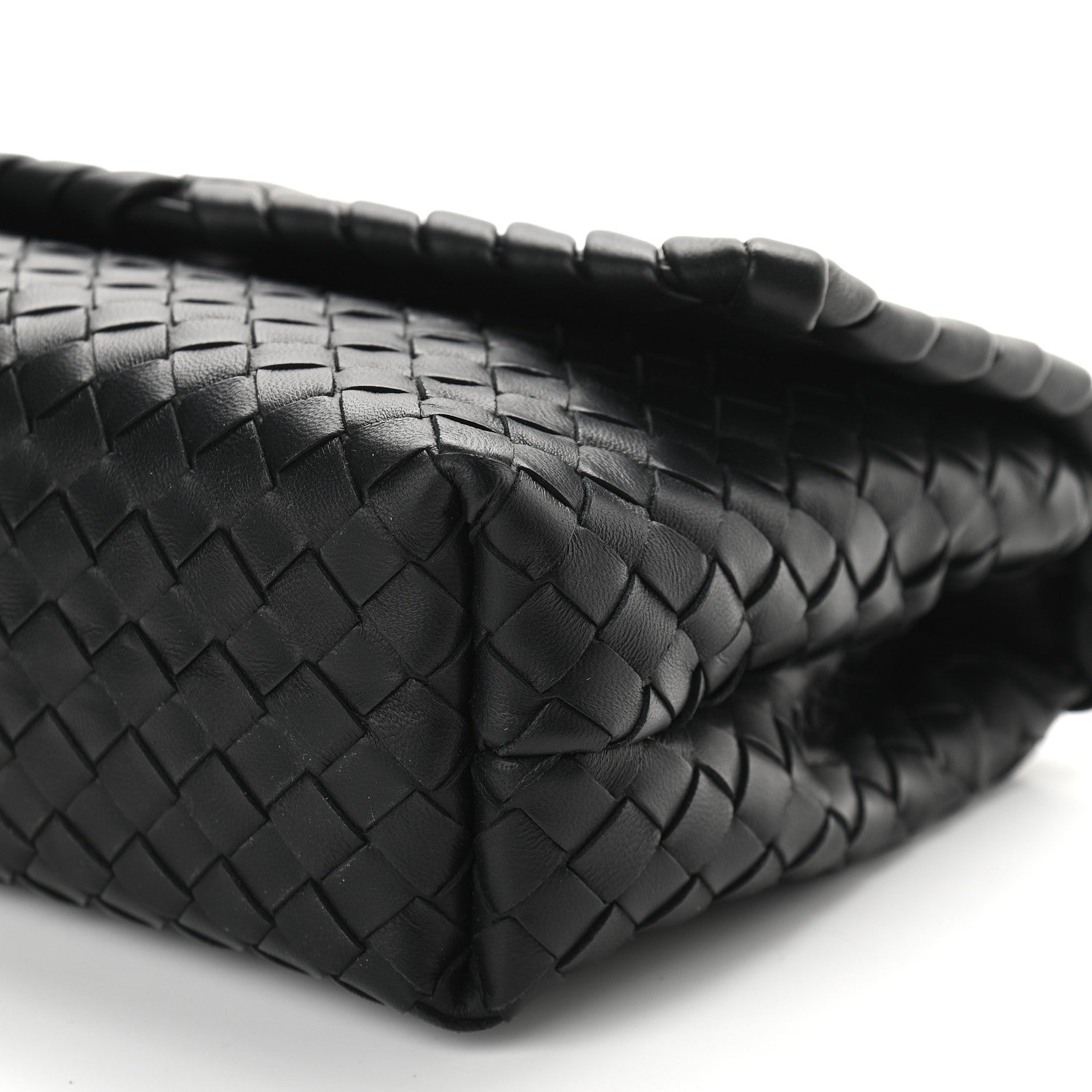 Bottega Veneta Nappa Intrecciato Baby Olimpia Shoulder Bag Black 8 of 8