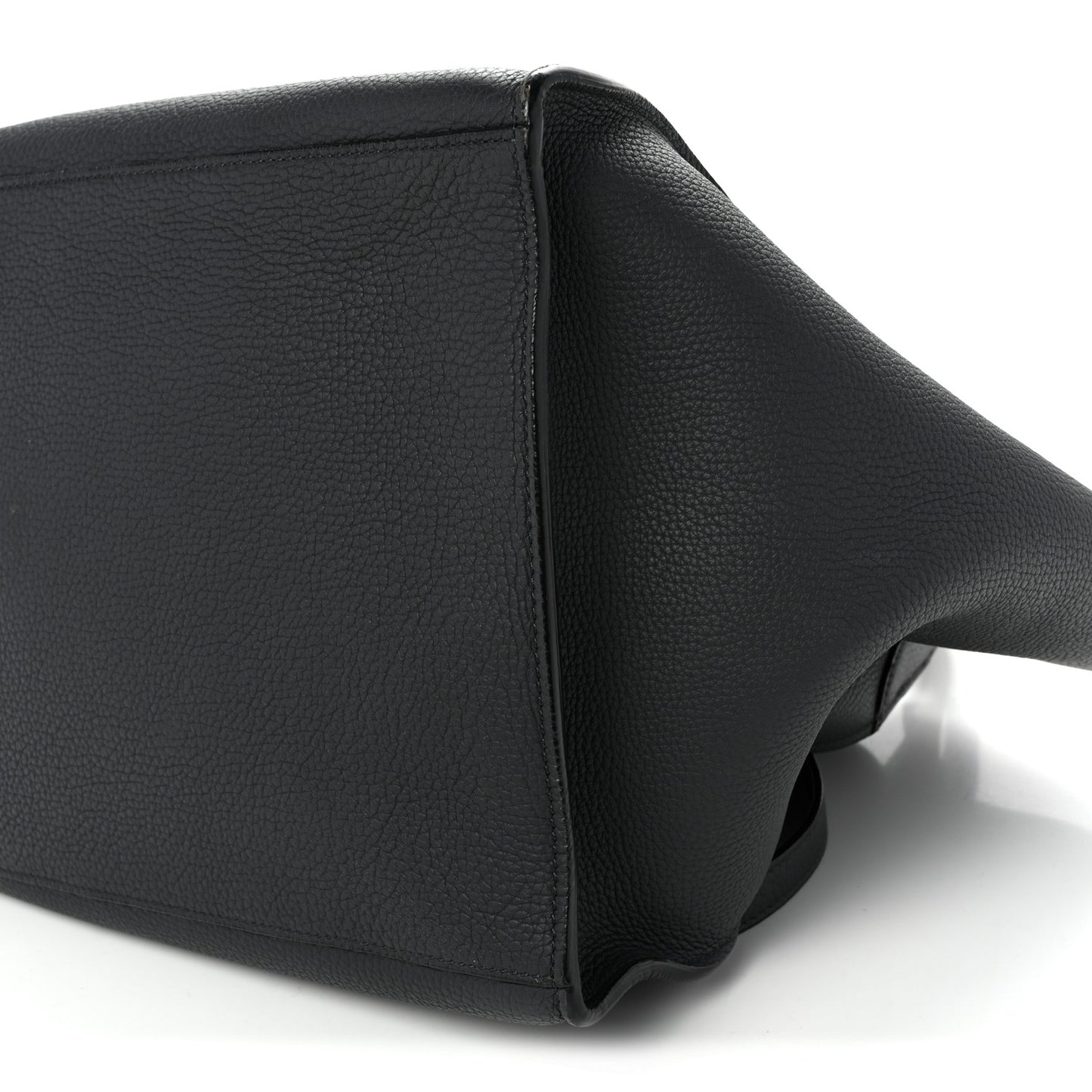 Supple Grained Calfskin Small Big Bag Anthractie