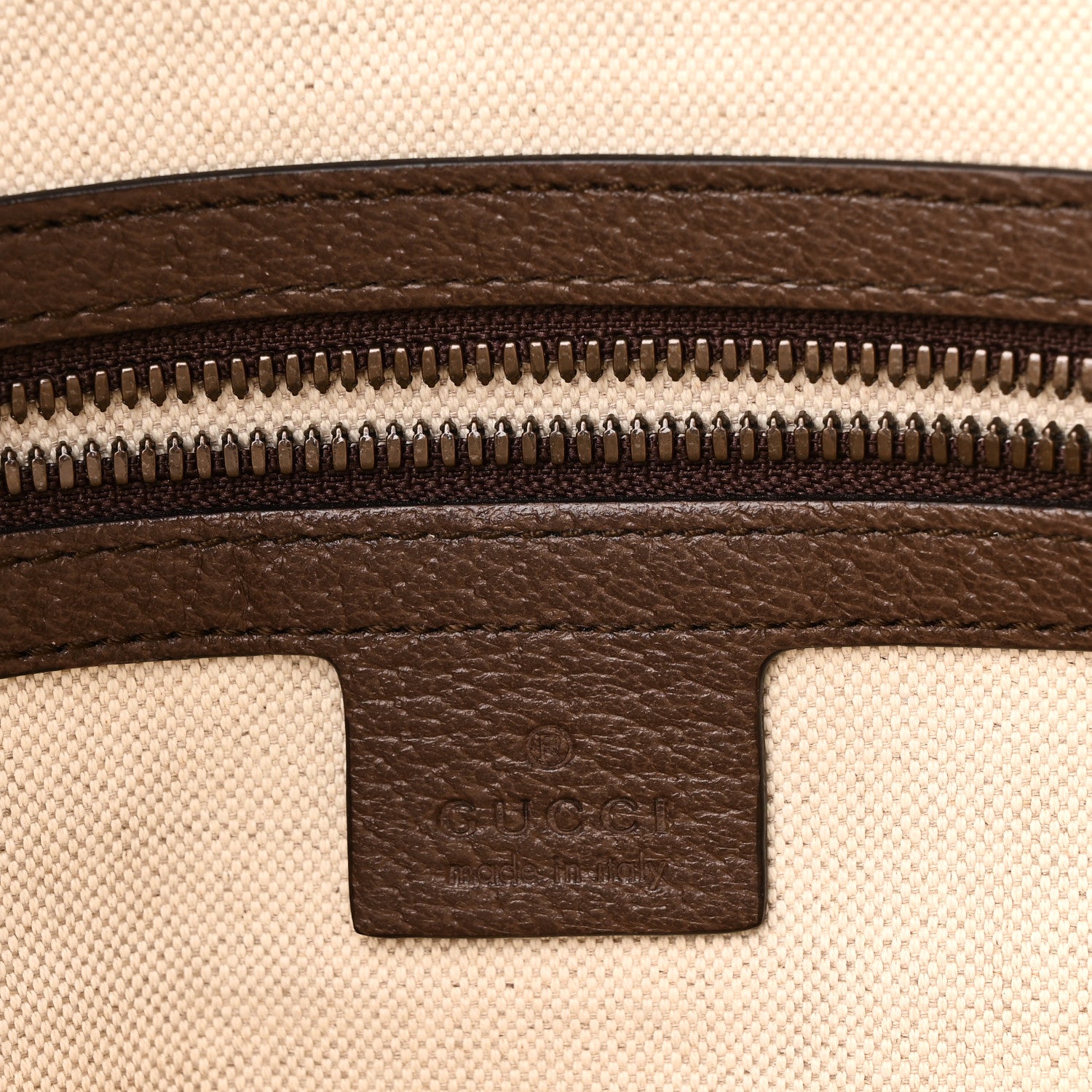 Gucci GG Supreme Monogram Web Small Ophidia Half Moon Hobo Brown 6 of 10