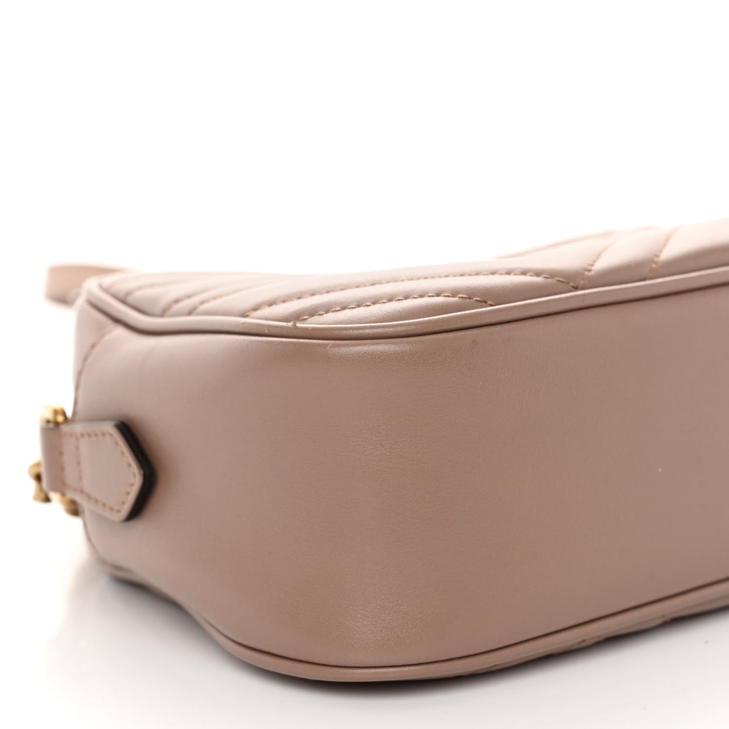 Calfskin Matelasse Small GG Marmont Chain Shoulder Bag Porcelain Rose
