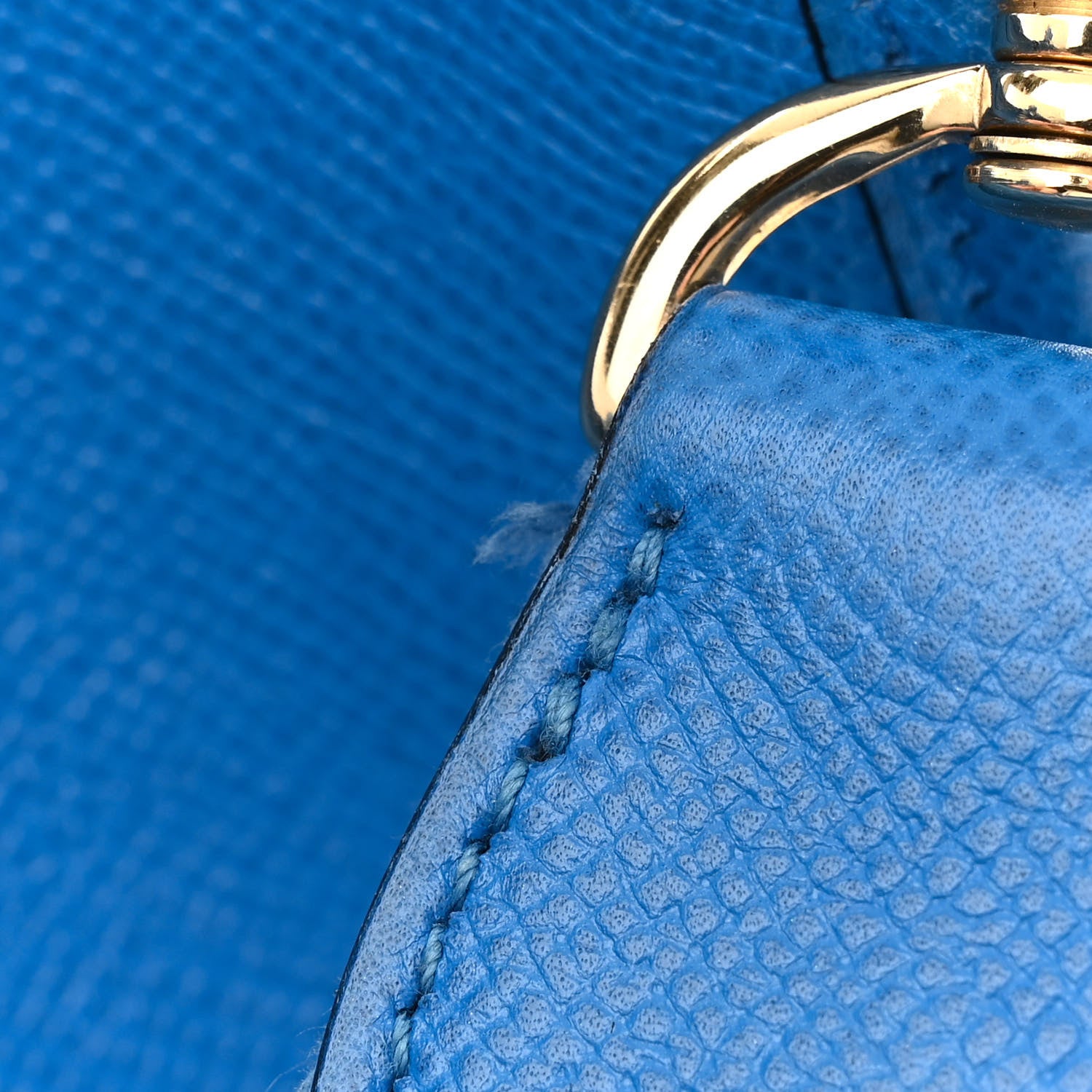 Hermes Epsom Evelyne GM Bleu France 14 of 19