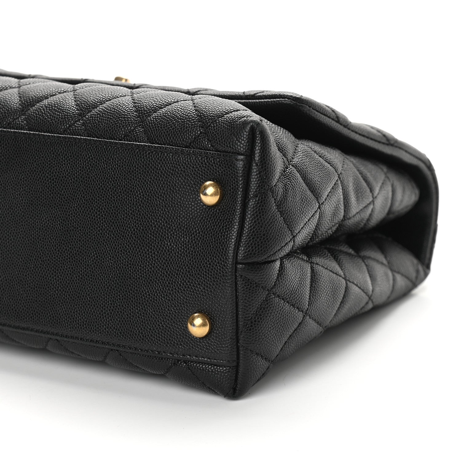 Chanel Caviar Quilted Small Coco Handle Flap Black 9 of 9