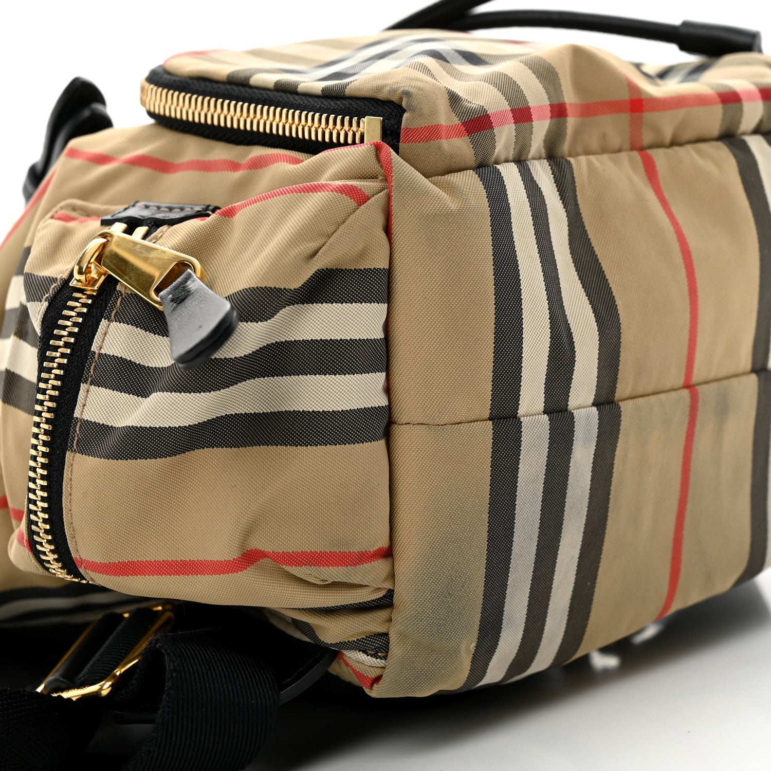 Burberry Vintage Check Small Rucksack Backpack Antique Yellow 9 of 10