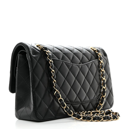 Chanel Lambskin Quilted Medium Double Flap Black 3 of 10