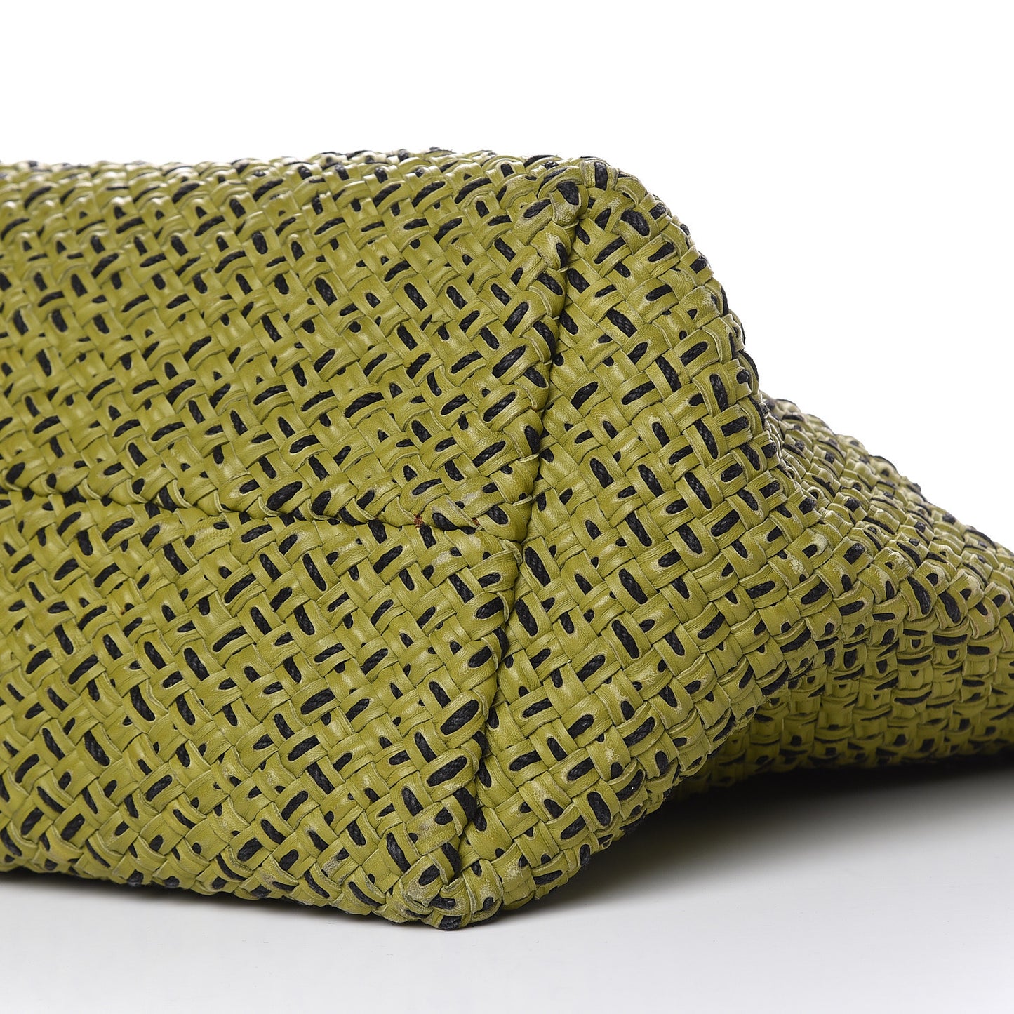 Nappa Intrecciato Large Cabat Green Black