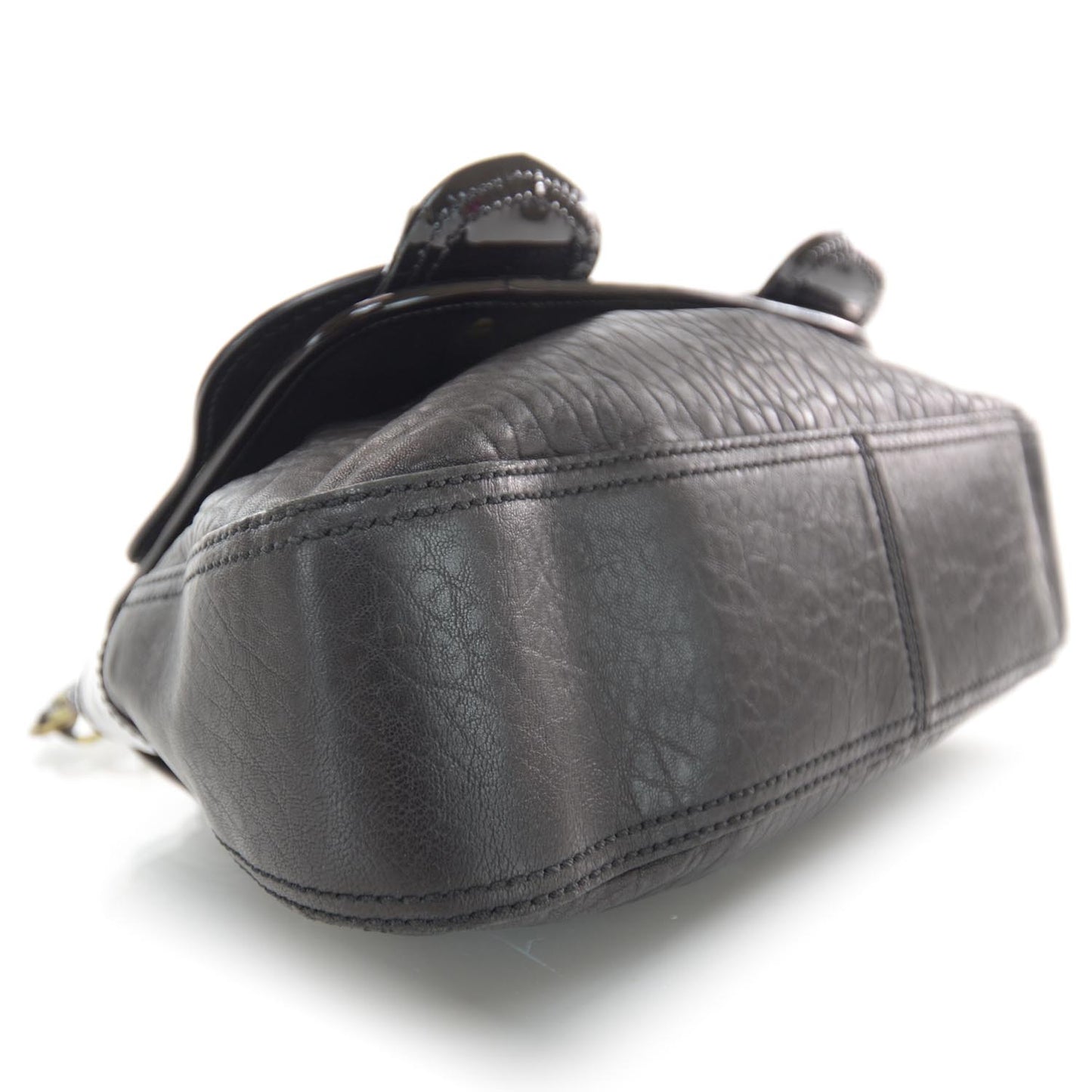 Nappa Patent B Bag Black