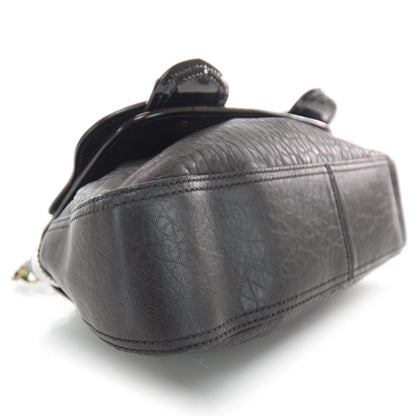 Fendi Nappa Patent B Bag Black 4 of 7