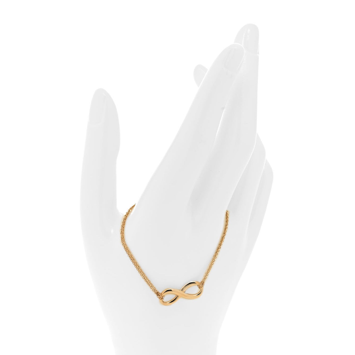 18K Yellow Gold Infinity Bracelet