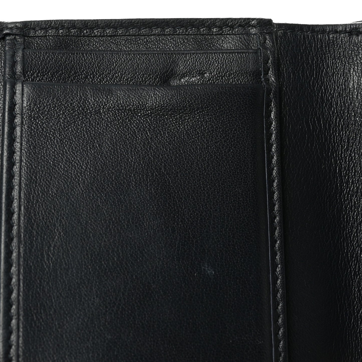 Oblique Saddle Lotus Wallet Blue