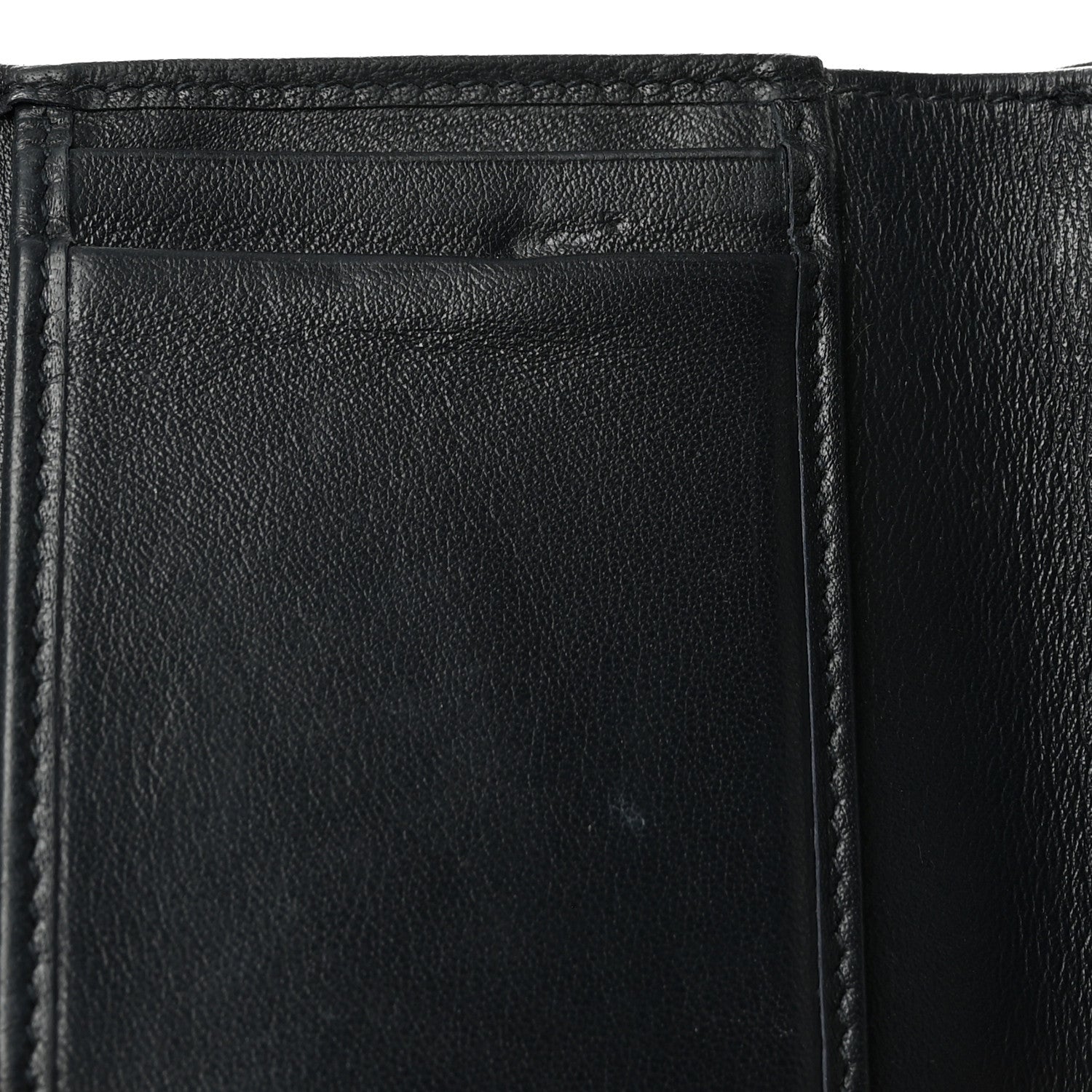 Christian Dior Oblique Saddle Lotus Wallet Blue 7 of 7