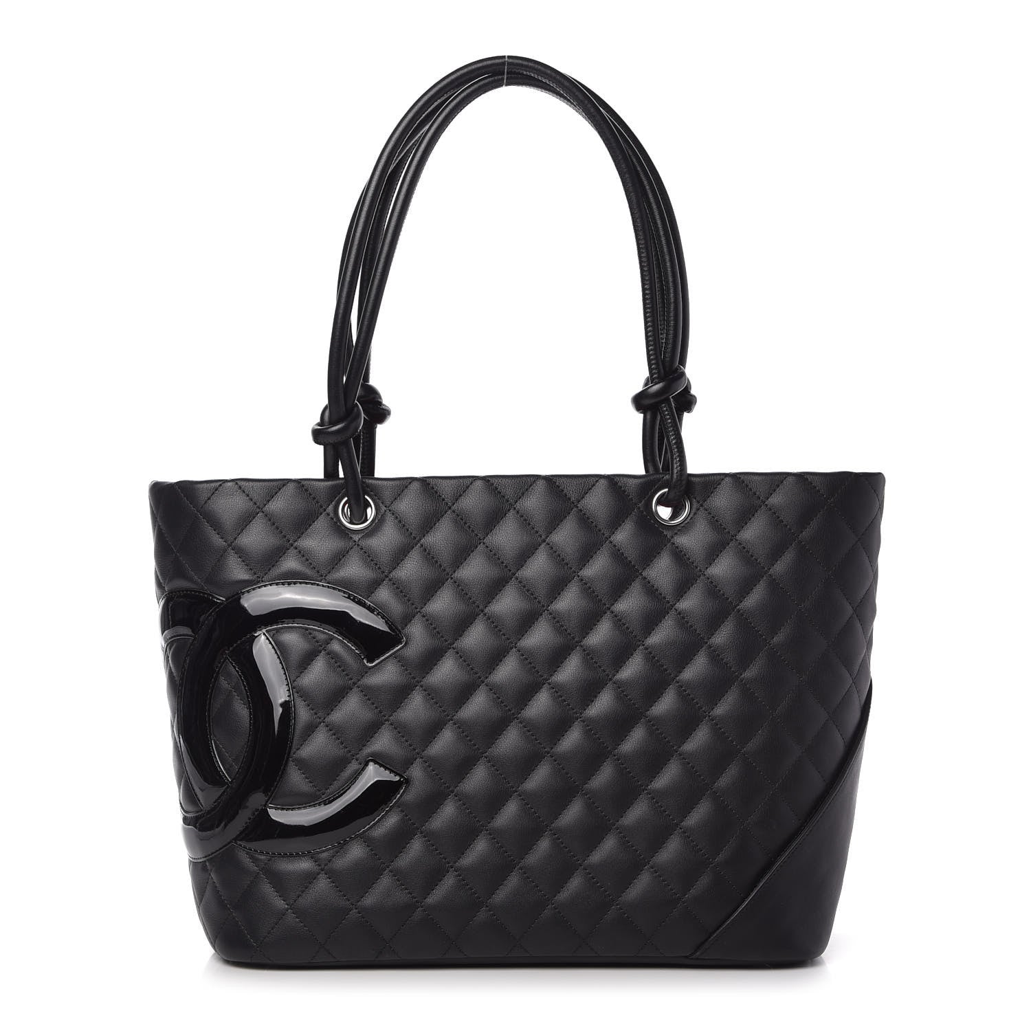Chanel Calfskin Quilted Large Cambon Tote Black 1 of 10
