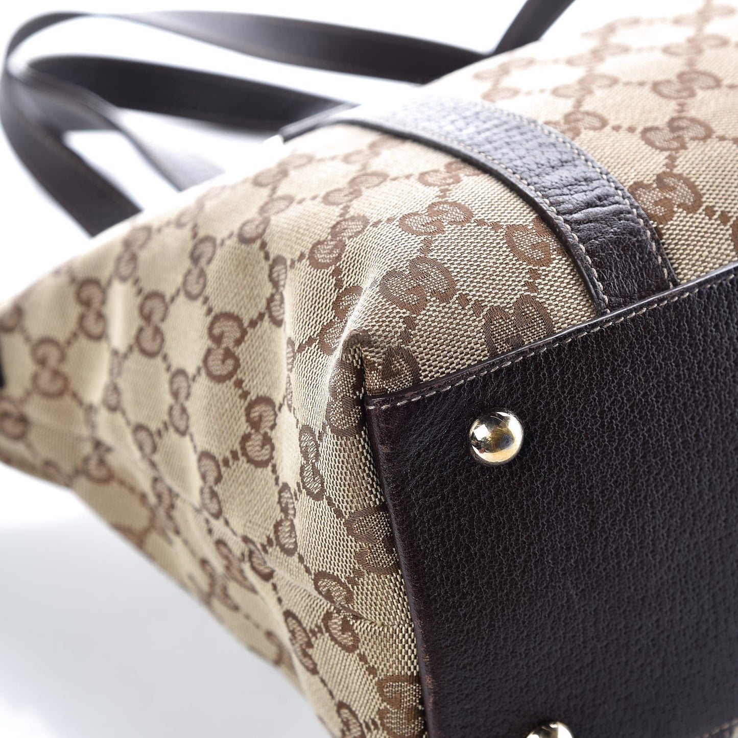 Monogram Medium Abbey Tote Brown
