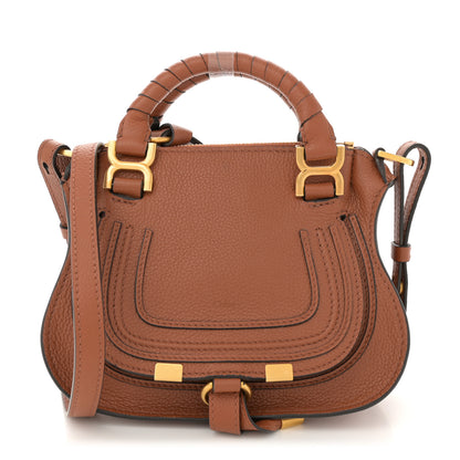Chloe Calfskin Mini Marcie Satchel Tan 1 of 9