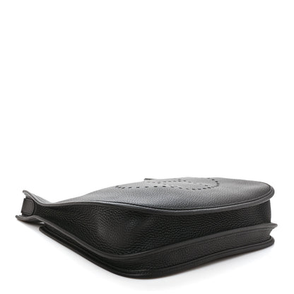 Hermes Taurillon Clemence Evelyne III PM Black 4 of 9