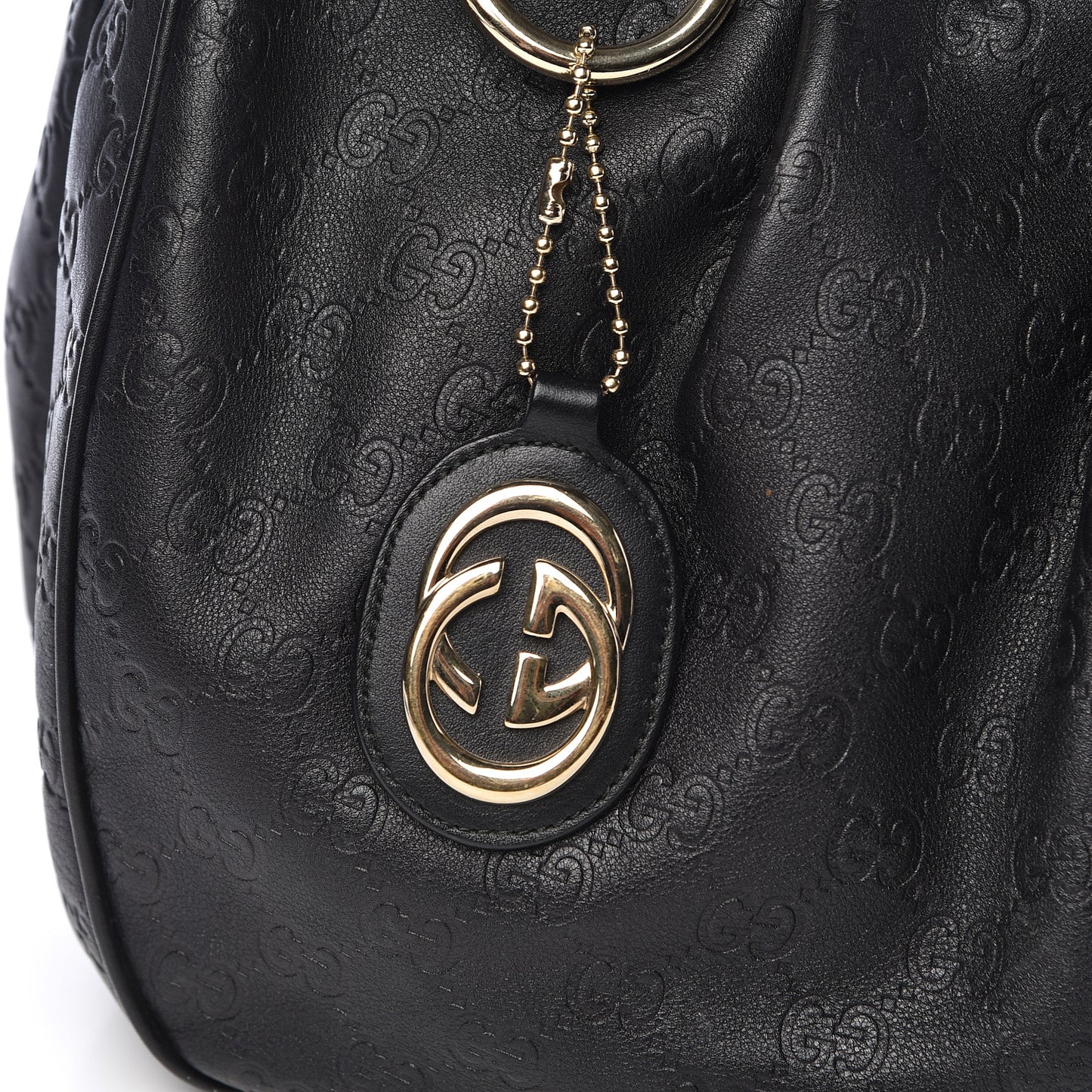 Guccissima Medium Sukey Hobo Black