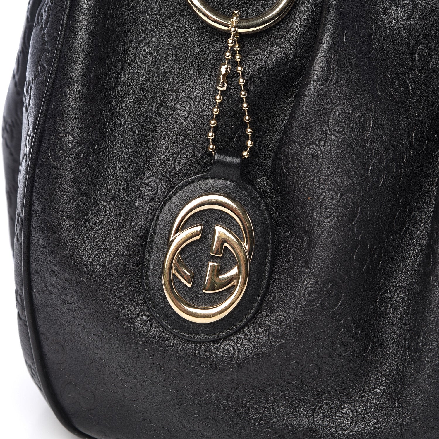 Gucci Guccissima Medium Sukey Hobo Black 8 of 11