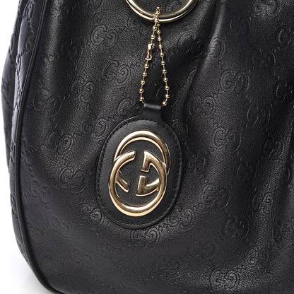Gucci Guccissima Medium Sukey Hobo Black 8 of 11