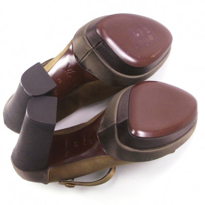 Louis Vuitton Satin Open Toe Strappy Heels 36 4 of 7