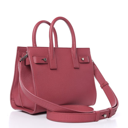 Saint Laurent Grained Calfskin Nano Sac De Jour Souple Mystic Rose 3 of 12