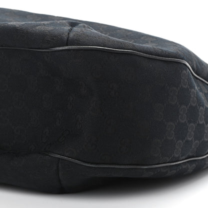 Gucci Monogram Large New Ladies Web Hobo Black 10 of 14