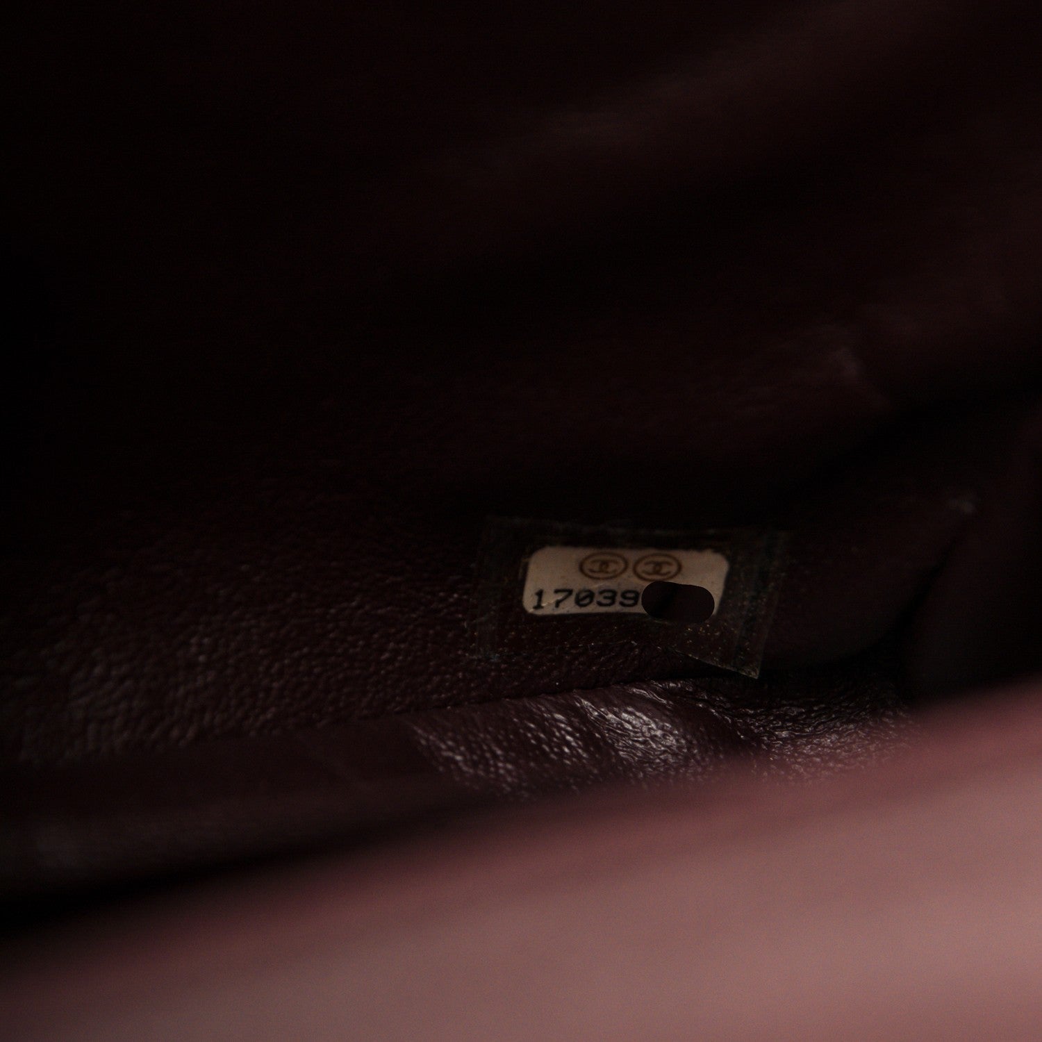 Chanel Caviar Quilted Mini Rectangular Flap Burgundy 8 of 8