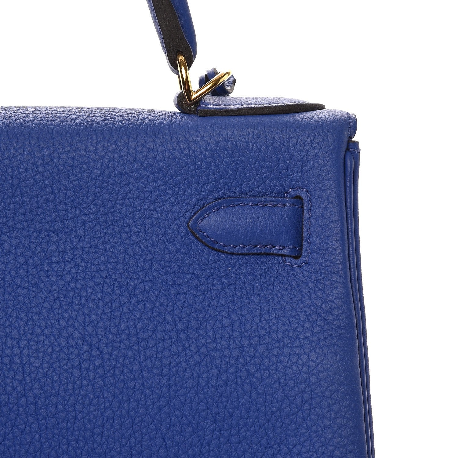 Hermes Togo Kelly Retourne 28 Bleu Electrique 26 of 32