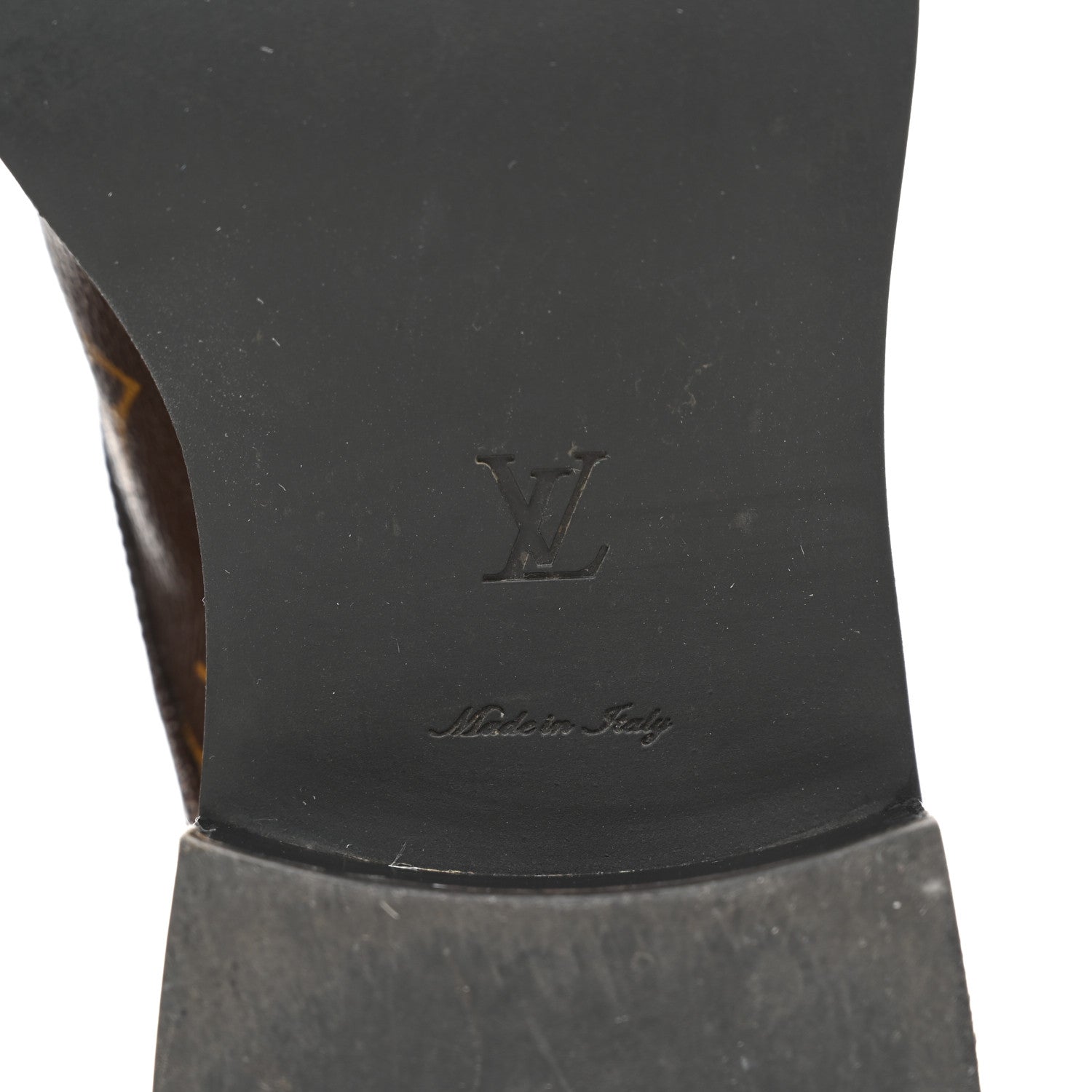 Louis Vuitton Calfskin Monogram Wonderland Flat Ranger Boots 37.5 Black 8 of 8