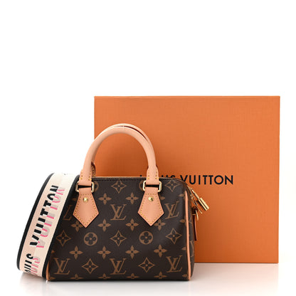 Louis Vuitton Monogram Speedy Bandouliere 20 Black 10 of 10