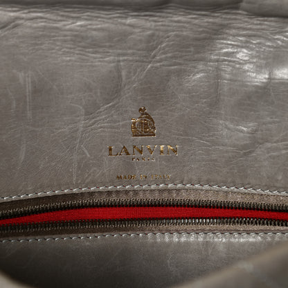 Lanvin Lambskin Quilted Large Happy Shoulder Bag Taupe 6 of 13