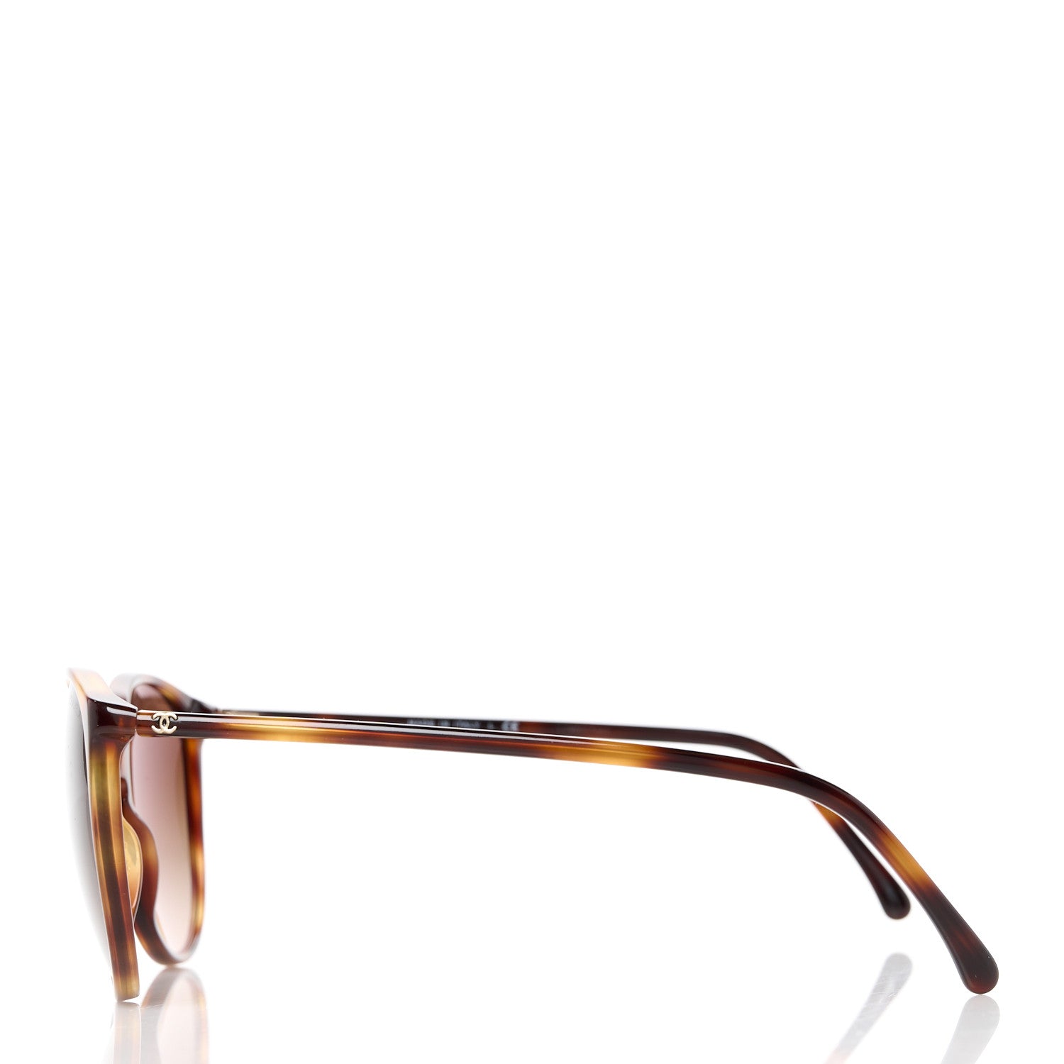 Chanel Acetate Round Sunglasses 5278 Tortoise 3 of 8