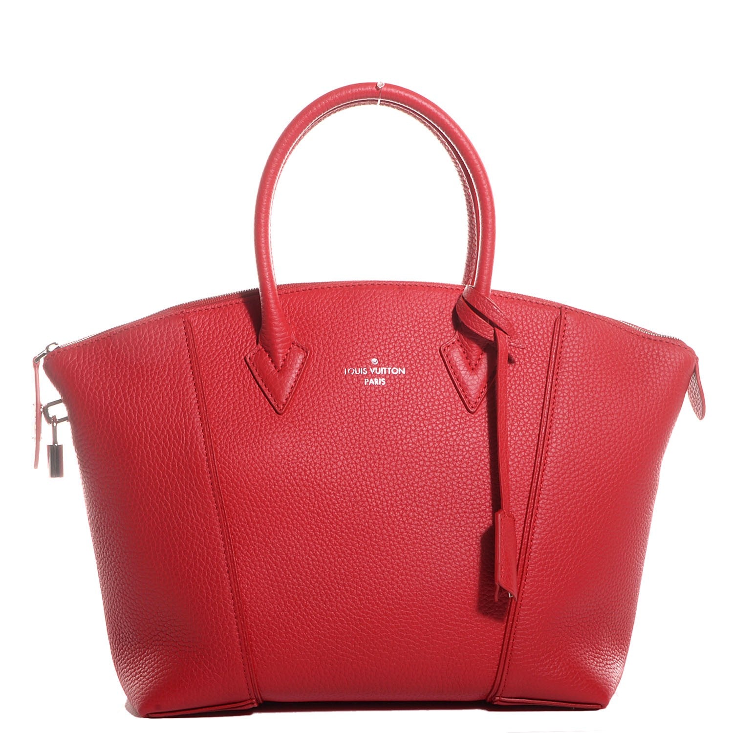 Louis Vuitton Cuir Taurillon Soft Lockit PM Rubis 1 of 7