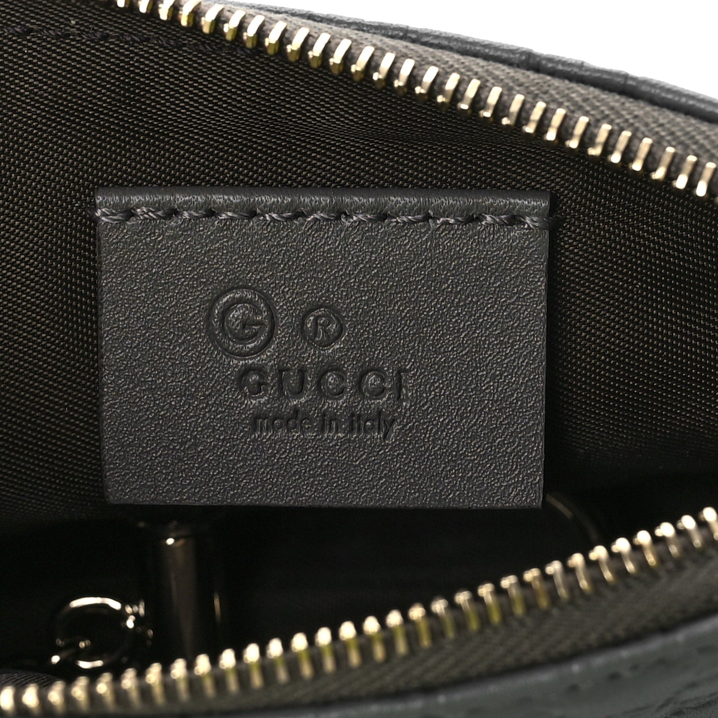 Soft Microguccissima Key Ring Coin Case Loess
