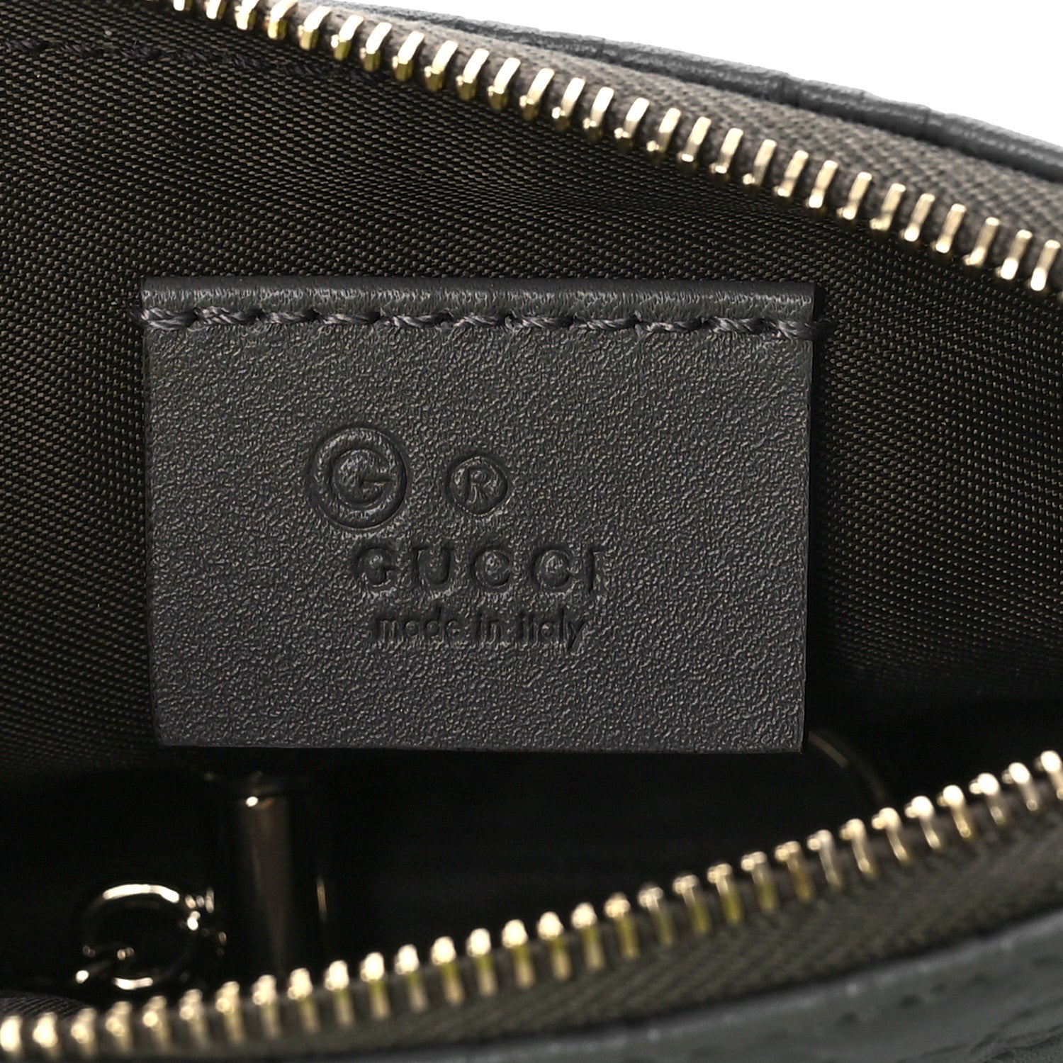 Gucci Soft Microguccissima Key Ring Coin Case Loess 6 of 10