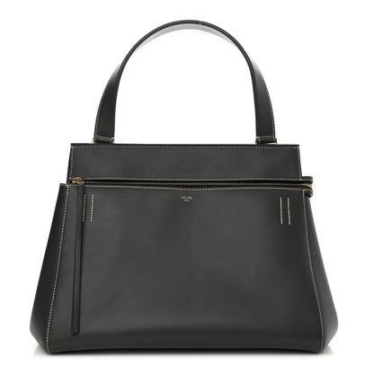 Celine Smooth Calfskin Medium Edge Shoulder Bag Grey 1 of 16