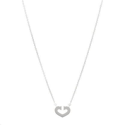 Cartier 18K White Gold Medium Hearts and Symbols Necklace 1 of 4