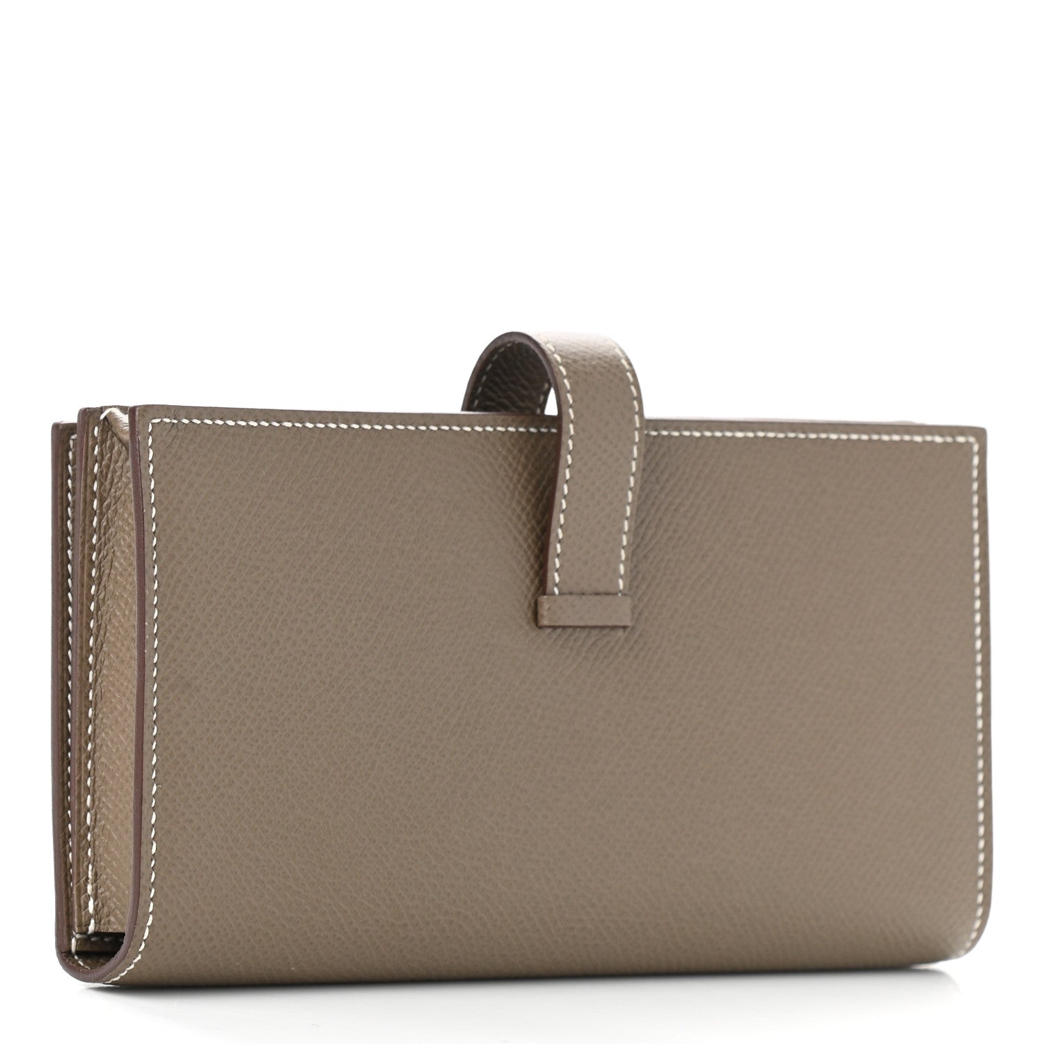 Hermes Epsom Bearn Gusset Wallet Etoupe 3 of 7