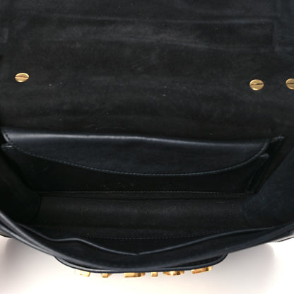 Christian Dior Canvas Embroidered Tarot J'Adior Chain Flap Bag Black Multicolor 5 of 9