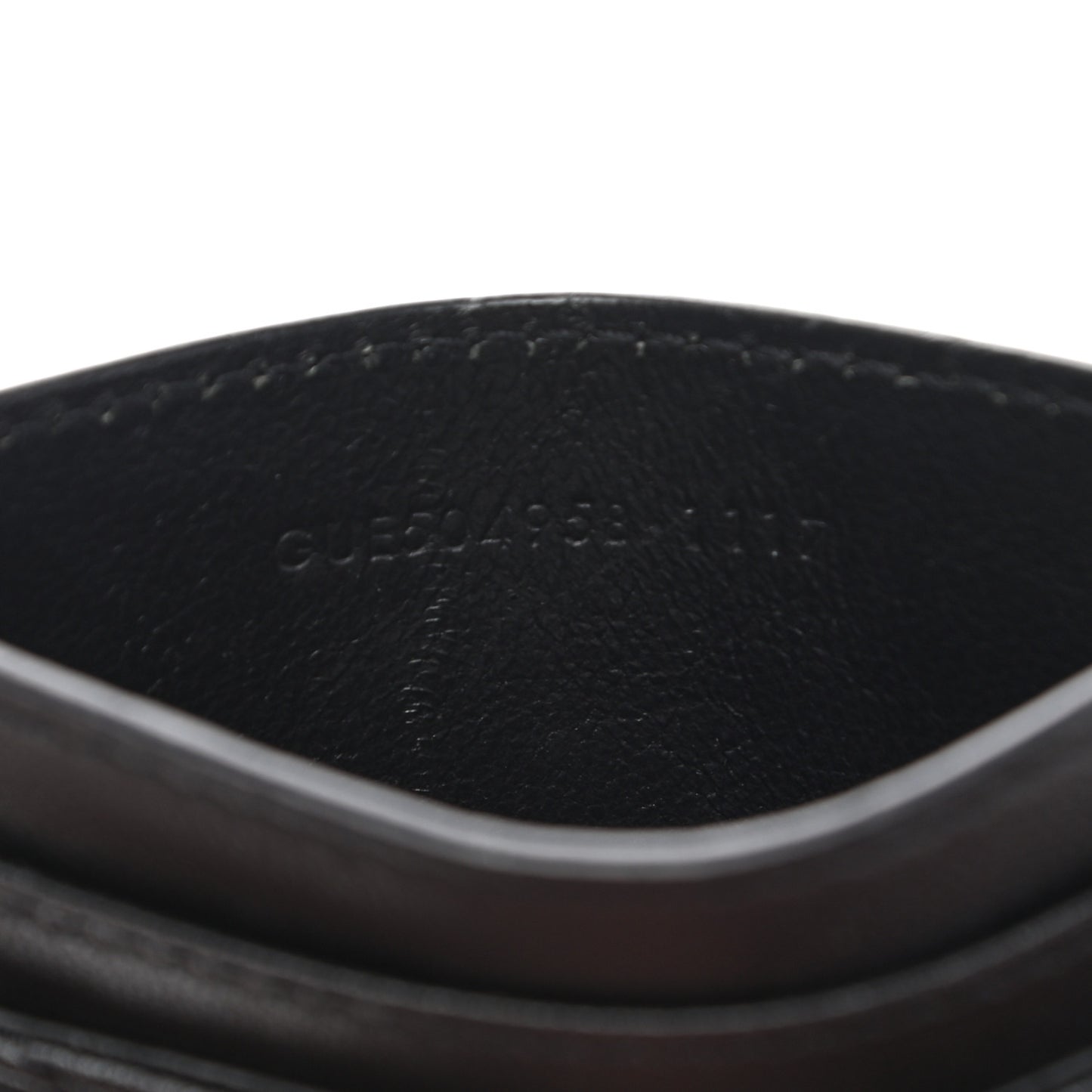 Calfskin Y Quilted Monogram LouLou Credit Card Case Black