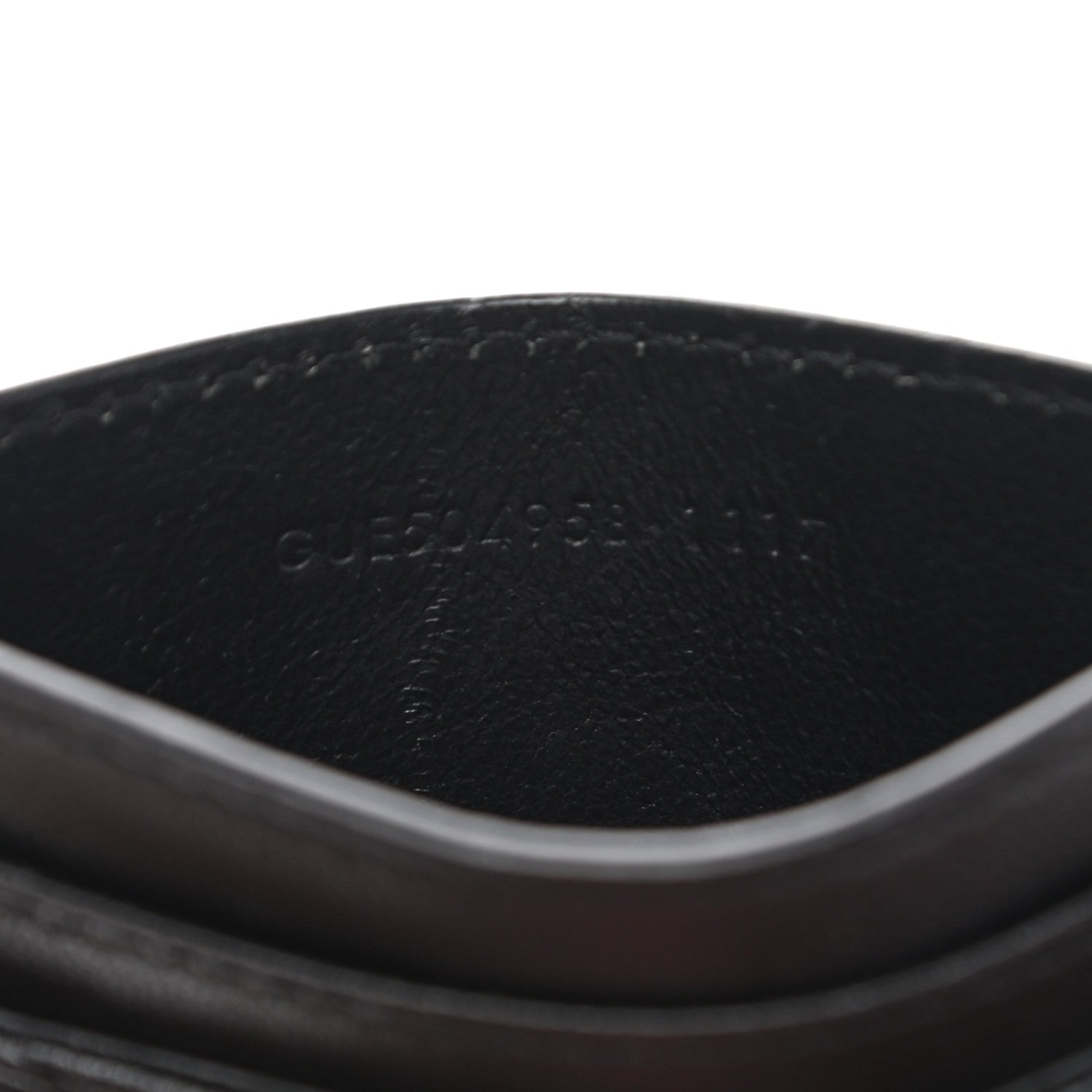 Saint Laurent Calfskin Y Quilted Monogram LouLou Credit Card Case Black 7 of 7