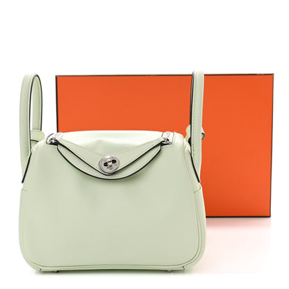 Hermes Swift Mini Lindy 20 Vert Fizz 11 of 11