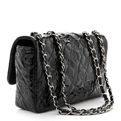 Chanel Patent Medium Lucky Symbols Flap Black 3 of 11