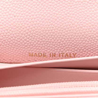 Chanel Caviar Quilted Medium Flap Wallet Light Pink 7 of 8
