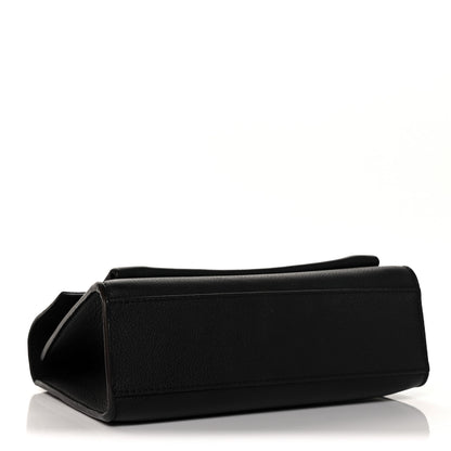 Louis Vuitton Soft Calfskin Mylockme Chain Bag BB Black 4 of 9