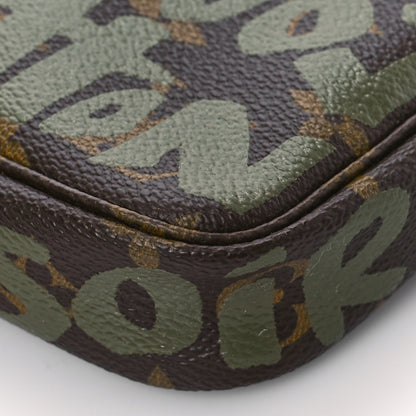 Louis Vuitton Monogram Graffiti Pochette Accessories Kaki 9 of 9