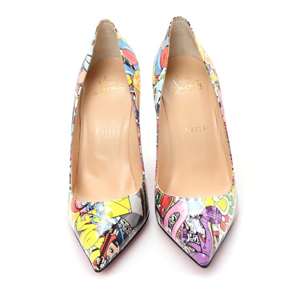 Christian Louboutin Patent Super Loubi Pigalle Follies 100 Pumps 37 Multicolor 3 of 9