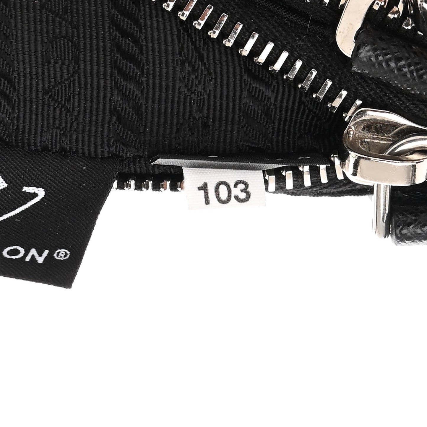 Re-Nylon Saffiano Re-Edition 2000 Double Zip Crossbody Bag Black