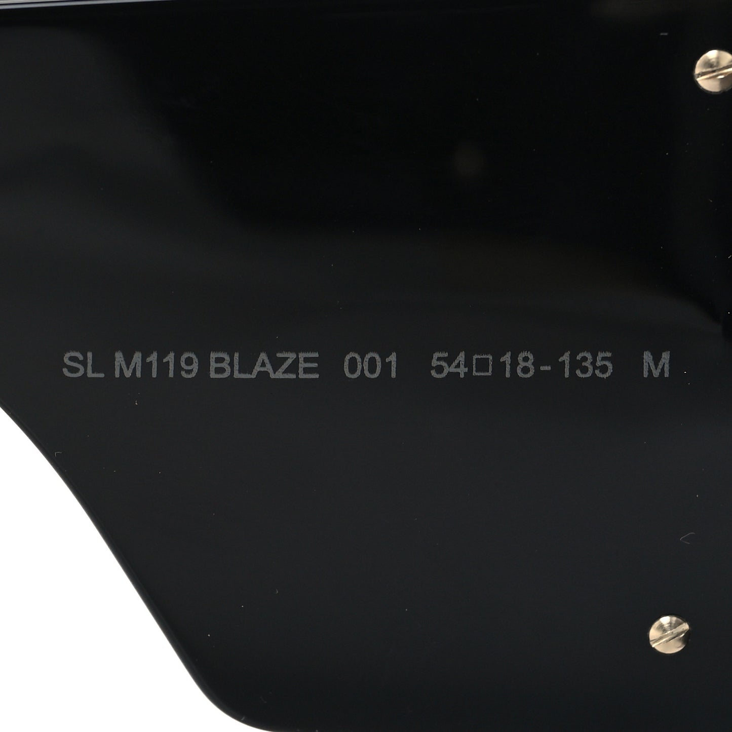 Acetate Blaze Sunglasses SL M119 Black