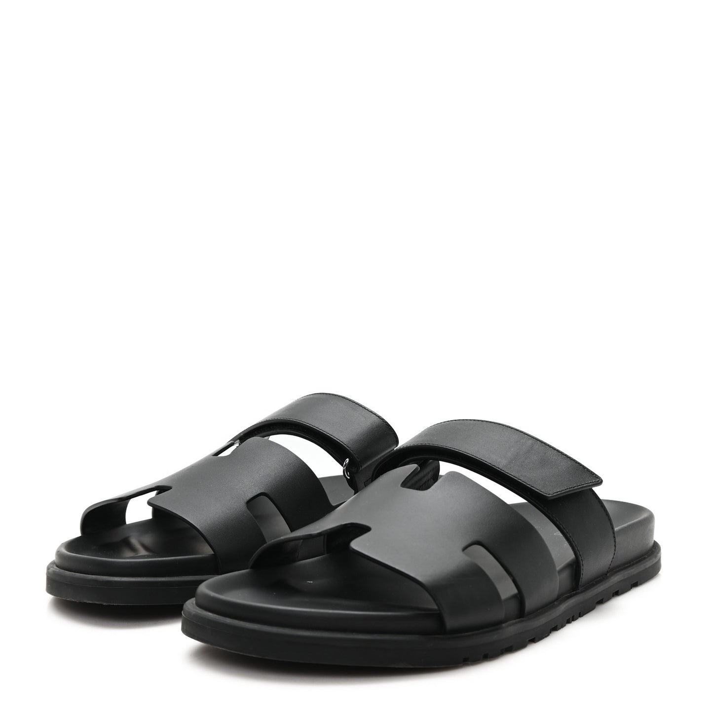 Calfskin Mens Chypre Sandals 42 Black
