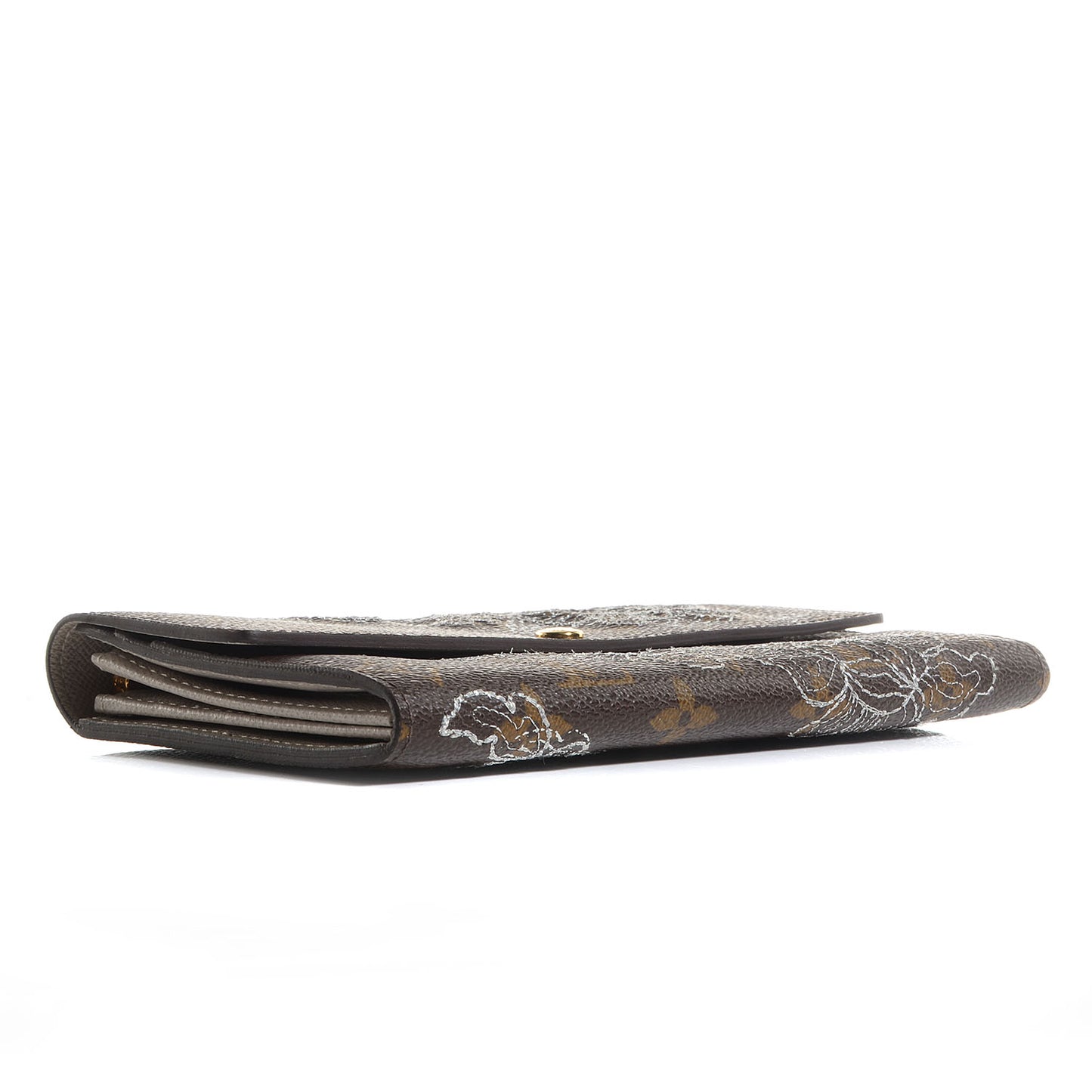 Monogram Dentelle Sarah Wallet Silver