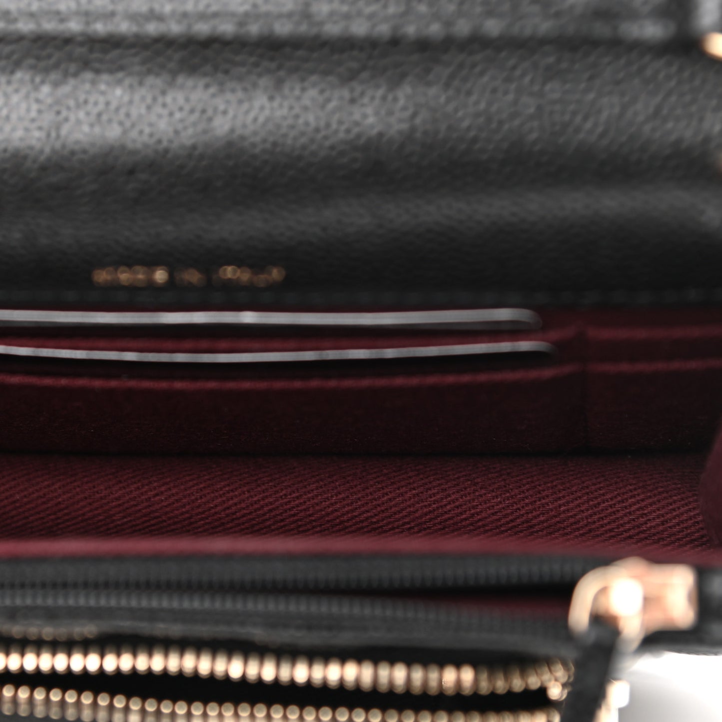 Caviar Quilted Business Affinity Clutch With Chain Black